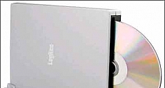 银色时尚罗技售外置式多功能DVD刻录机