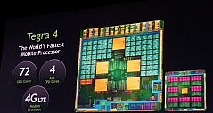 72芯GPU四核A15 中兴将推Tegra 4新机