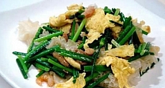 每日一食：三八节晚餐海米炒三鲜（3月8日）