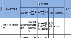广东省工商局抽检：19款燃气灶样品不合格