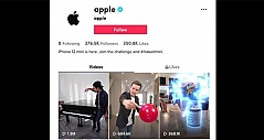 苹果开始重视TikTok账号 邀网红宣传iPhone 12系列